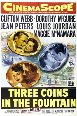 Poster for Three Coins in the Fountain (1954)