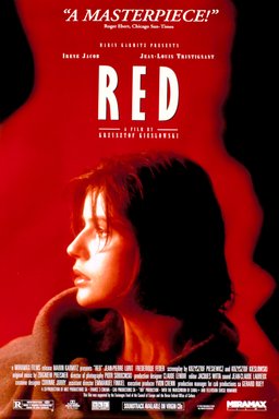 Poster for Three Colors: Red (1994)