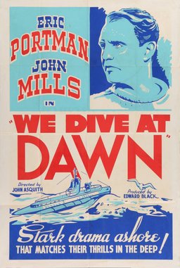 Poster for We Dive at Dawn (1943)