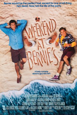 Poster for Weekend at Bernie's (1989)
