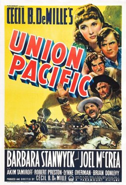 Poster for Union Pacific (1939)