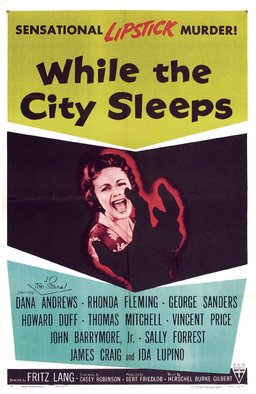 Poster for While the City Sleeps (1956)