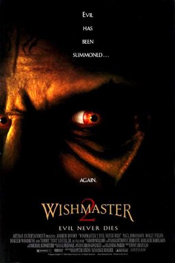 Poster for Wishmaster 2: Evil Never Dies (1999)