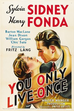 Poster for You Only Live Once (1937)