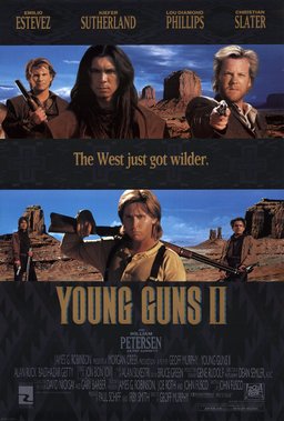 Poster for Young Guns II (1990)