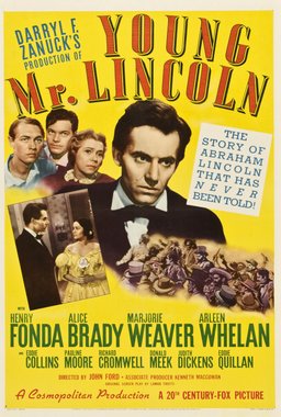 Poster for Young Mr. Lincoln (1939)