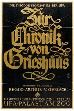 Poster for The Chronicles of the Gray House (1925)