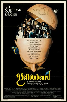 Poster for Yellowbeard (1983)