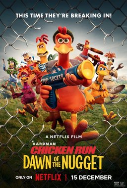 Poster for Chicken Run: Dawn of the Nugget (2023)