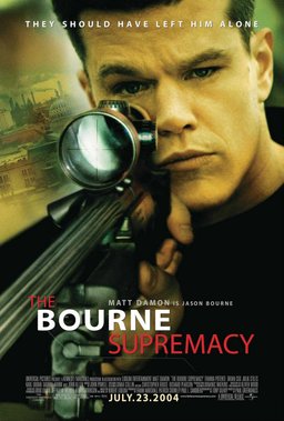 Poster for The Bourne Supremacy (2004)