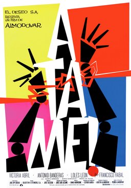 Poster for Tie Me Up! Tie Me Down! (1989)