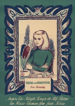Poster for Girl with Hyacinths (1950)