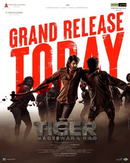 Poster for Tiger Nageswara Rao (2023)