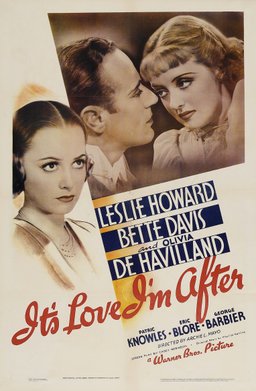 Poster for It's Love I'm After (1937)