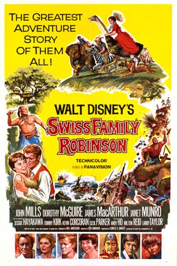 Poster for Swiss Family Robinson (1960)
