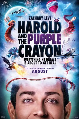 Poster for Harold and the Purple Crayon (2024)