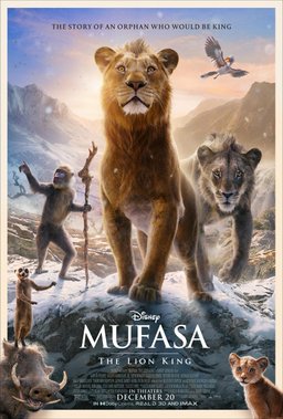 Poster for Mufasa: The Lion King (2024)
