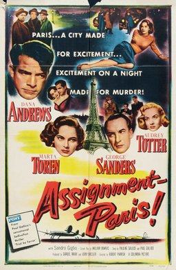 Poster for Assignment - Paris (1952)