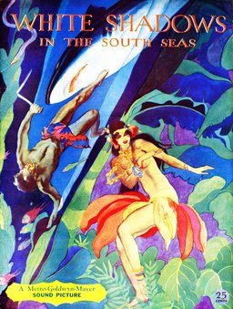 Poster for White Shadows in the South Seas (1928)