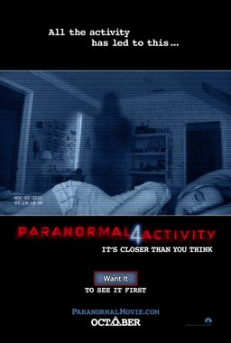 Poster for Paranormal Activity 4 (2012)