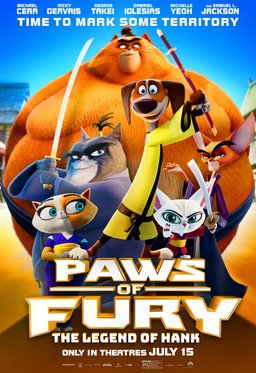 Poster for Paws of Fury: The Legend of Hank (2022)