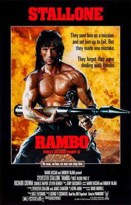 Poster for Rambo: First Blood Part II (1985)