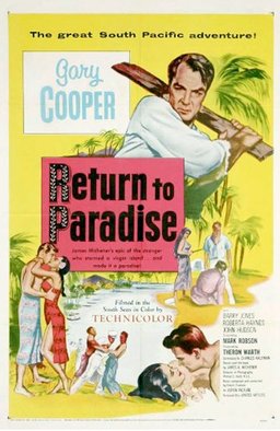 Poster for Return to Paradise (1953)