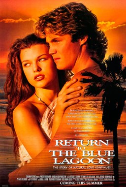 Poster for Return to the Blue Lagoon (1991)