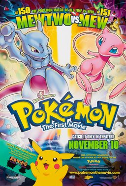 Poster for Pokémon: The First Movie - Mewtwo Strikes Back (1998)