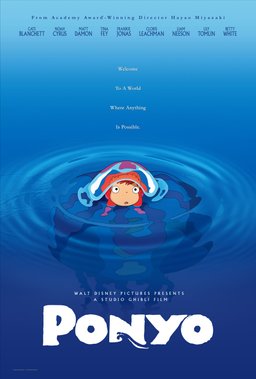 Poster for Ponyo (2008)