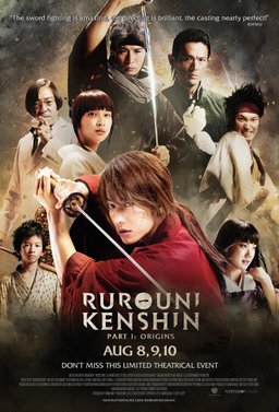 Poster for Rurouni Kenshin Part I: Origins (2012)