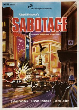 Poster for Sabotage (1936)