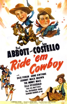 Poster for Ride 'Em Cowboy (1942)