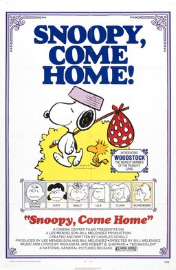 Poster for Snoopy Come Home (1972)