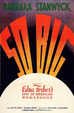 Poster for So Big! (1932)
