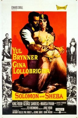 Poster for Solomon and Sheba (1959)