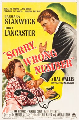 Poster for Sorry, Wrong Number (1948)