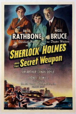 Poster for Sherlock Holmes and the Secret Weapon (1942)