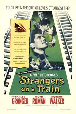 Poster for Strangers on a Train (1951)