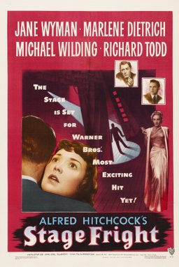 Poster for Stage Fright (1950)