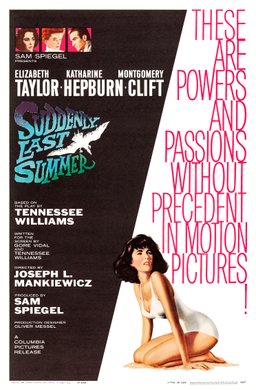 Poster for Suddenly, Last Summer (1959)
