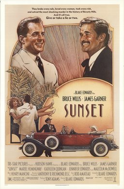 Poster for Sunset (1988)