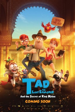Poster for Tad, the Lost Explorer, and the Secret of King Midas (2017)