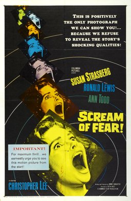Poster for Scream of Fear (1961)
