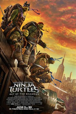 Poster for Teenage Mutant Ninja Turtles: Out of the Shadows (2016)