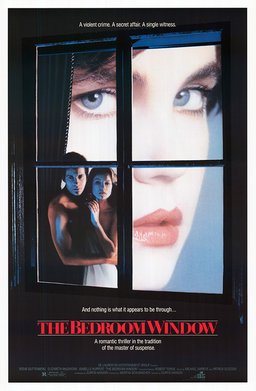 Poster for The Bedroom Window (1987)