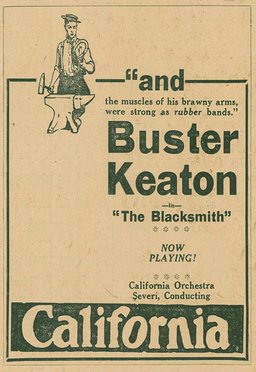 Poster for The Blacksmith (1922)