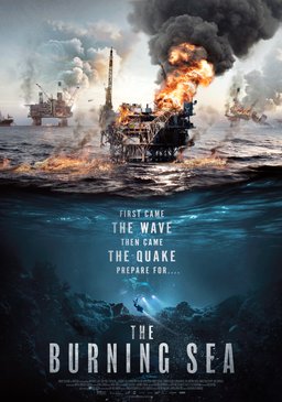 Poster for The Burning Sea (2021)