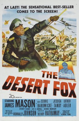 Poster for The Desert Fox: The Story of Rommel (1951)