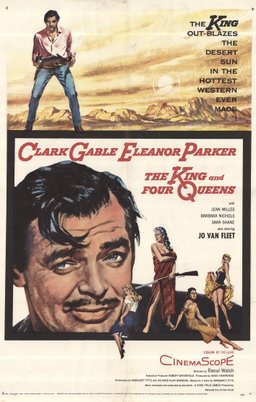 Poster for The King and Four Queens (1956)